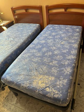2 Camas Articuladas (Metal y Madera)