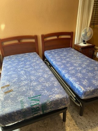2 Camas Articuladas (Metal y Madera)