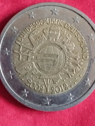 Moneda 2 Euros Conmemorativa Alemania 2012