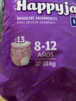 Dodot Happyjama Braguitas Absorbentes 8-12 Años