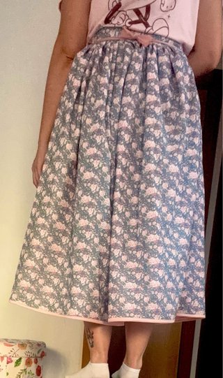 Falda Baturra con Estampado Floral