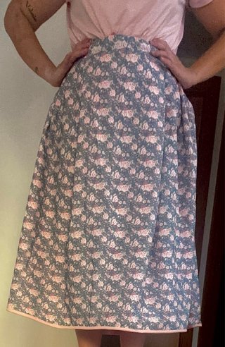 Falda Baturra con Estampado Floral