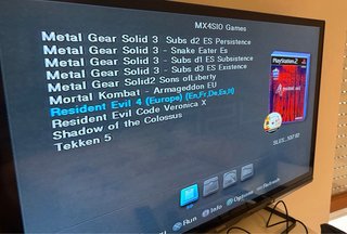Playstation 2 Slim con MX4Sio e FreeMcBoot
