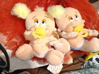2 Peluches Vintage Angels Family