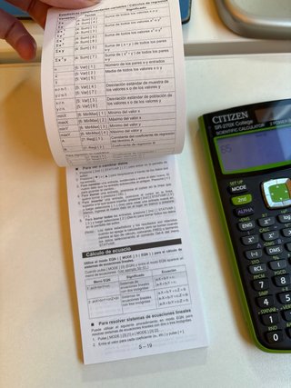 Calculadora Científica Citizen SR-270X College