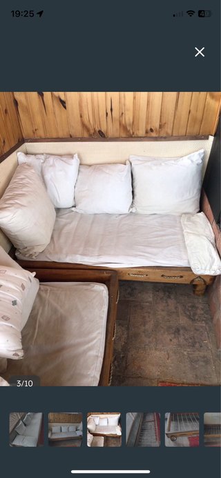 Sofá de Madera para Terraza