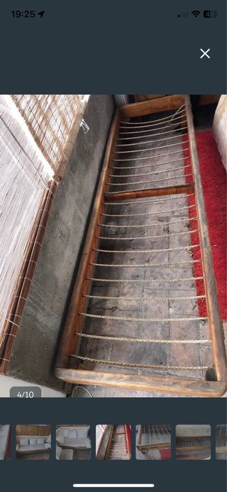 Sofá de Madera para Terraza