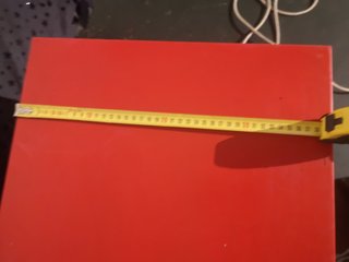 Mueble Metálico Industrial Rojo 116 cm
