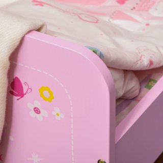 Cama infantil temática castillo rosa