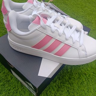 Zapatillas Adidas Blancas y Rosas Talla 38