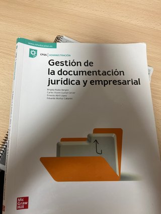 Gestión de la documentación jurídica y empresar...