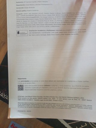 Física y Química : 3o ESO : Operación mundo