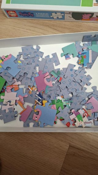 Juego 4 Puzzles Peppa Pig Educa