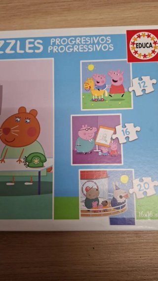 Juego 4 Puzzles Peppa Pig Educa