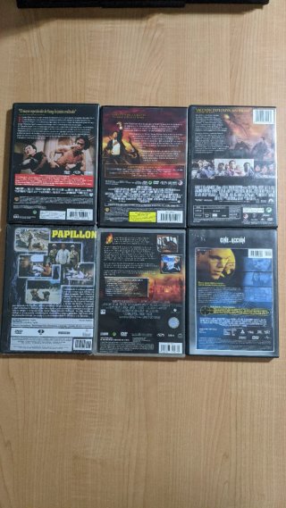 Lote 6 DVD cine de acción y aventura