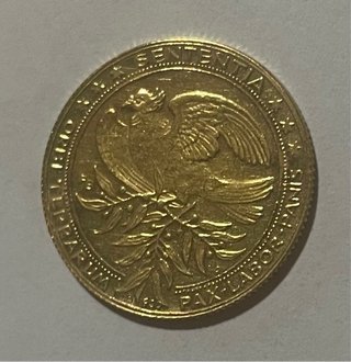 Moneta d'oro commemorativa di John e Robert F. Kennedy