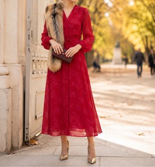 Vestido elegante de mango talla S. Nuevo.