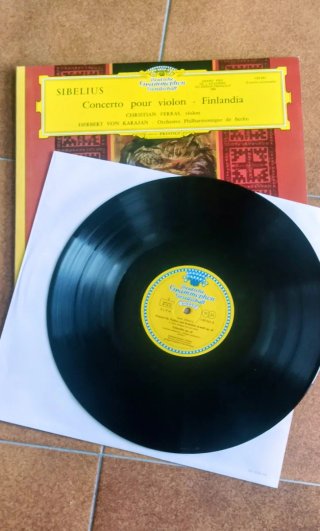 Vinilo Sibelius: Finlandia / Concierto violín