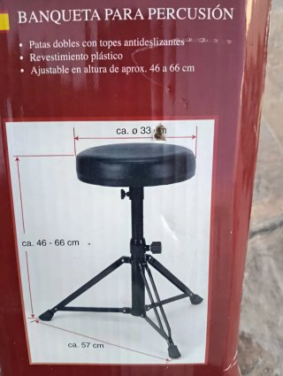 Banqueta para Percusión o Batería