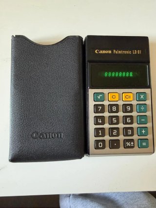 Calculadora Canon Palmtronic LD-81 Vintage