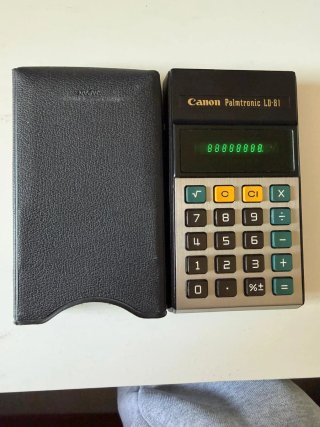Calculadora Canon Palmtronic LD-81 Vintage