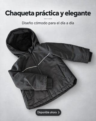 Chaqueta negra con forro de piel