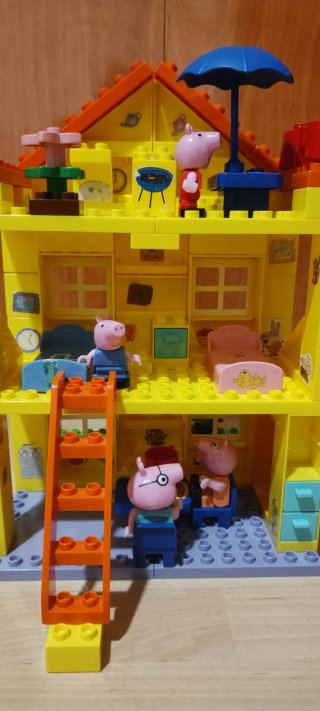 casa de bloques Simba Peppa pig