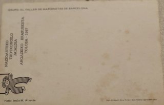 Postal Nazioarteko Txontxongilo Jaialdia 1987