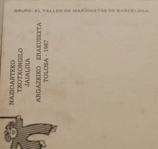 Postal Nazioarteko Txontxongilo Jaialdia 1987