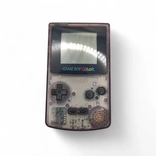 CONSOLA NINTENDO GAMEBOY COLOR CBG-001 MORADO TRANSPARENTE *MARCAS PANTALLA*