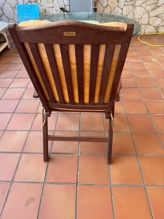 Silla Reclinable de Madera