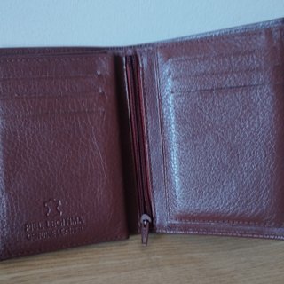 Cartera de piel Jaguar Unisex Marrón