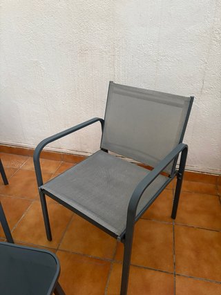 Conjunto de Terraza: 2 Sillas y Mesa