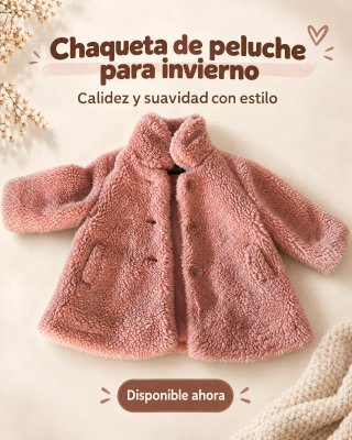 Vendo chaqueta de invierno de color rosa, con capu