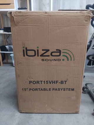 Altavoz Ibiza Sound PORT15VHF-BT 15