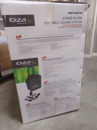 Altavoz Ibiza Sound PORT15VHF-BT 15