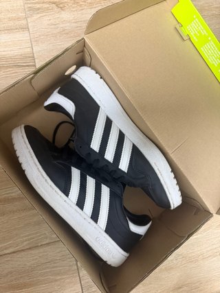 Adidas Neo Hombre Negro/Blanco Poco Uso