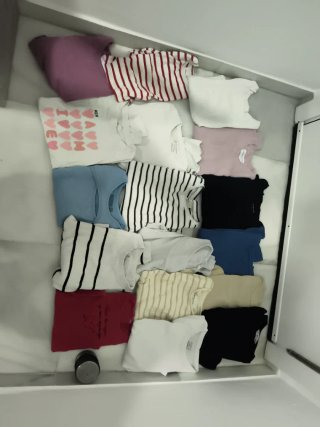 Lote 17 Camisetas Manga Larga Niña