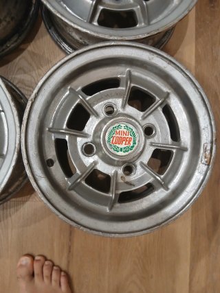 4 Llantas Mini Clásico 10 pulgadas