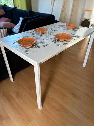 Mesa de cocina Ikea Vihals blanca