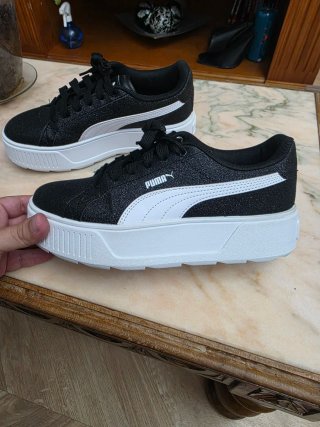 Zapatillas Puma Karmen Glitz Jr Negras Talla 38