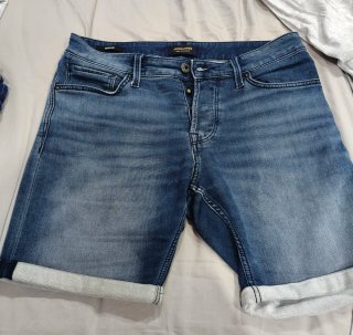 Pantalones cortos vaqueros Jack & Jones Talla M