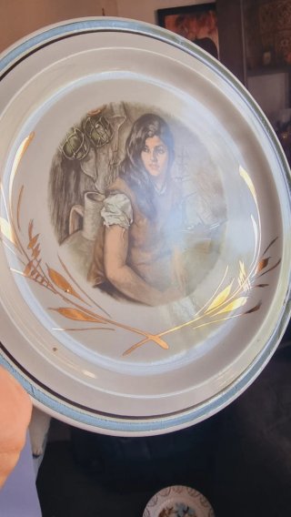 Pareja Platos Decorativos Vintage GV Segovia