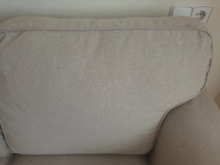 Sofá Ektorp Ikea beige tela