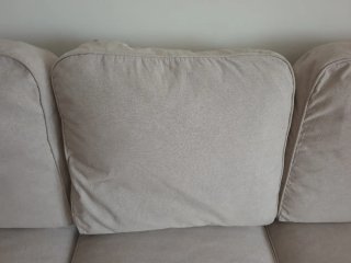 Sofá Ektorp Ikea beige tela