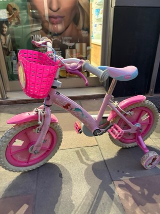 Bicicleta Infantil Princesas Disney Rosa