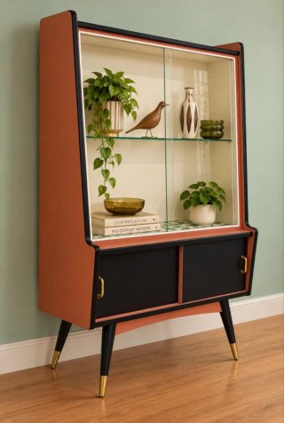VITRINA MID CENTURY.