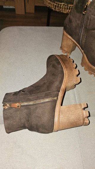 Botines de tacón con plataforma