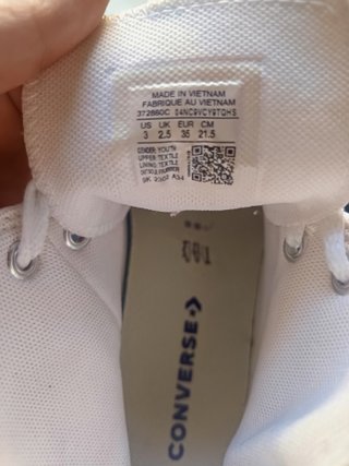 Converse plataforma blancas Talla 35