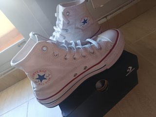 Converse plataforma blancas Talla 35